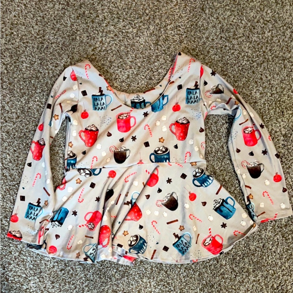 Custom made peplum top